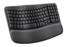 Clavier Sans Fil LOGITECH Ergonomique Wave Keys - Noir