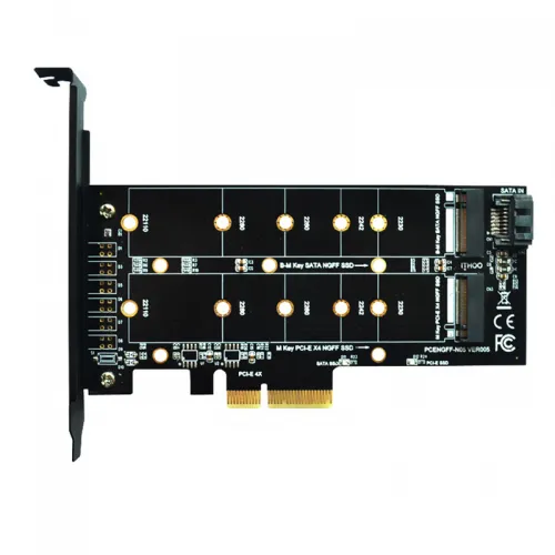 Carte d'extension PCIE NVMe SSD Dual M.2 ITHOO PCENGFF-N05 PCI-E 4X
