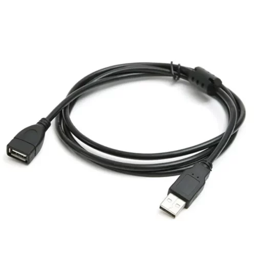 Câble USB 2.0 Mâle Vers Femelle 1.5M Noir