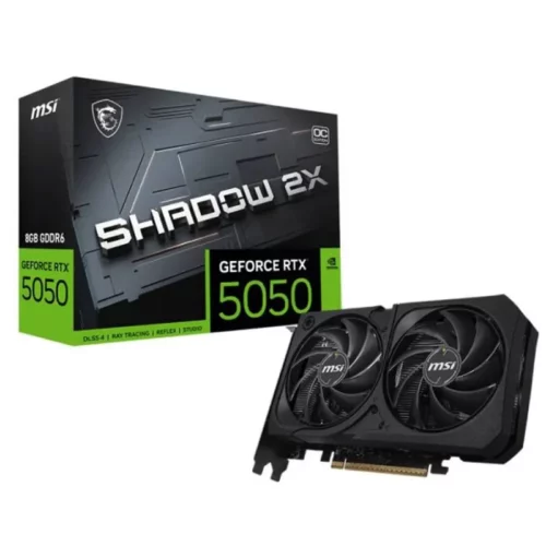 Carte Graphique Gaming MSI GeForce RTX 5050 8Go GDDR6 SHADOW 2X OC Bulk