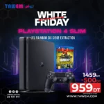 Console SONY PS4 SLIM 500GO Noir + Jeu Rainbow Six Extraction