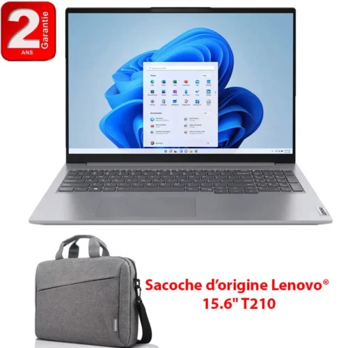 Pc Portable Lenovo IdeaPad 1 15AMN7 / Athlon Silver 7120U / 8 Go / 256 Go SSD / Gris + Sacoche Lenovo Offerte