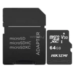 Carte Mémoire HIKSEMI MicroSDXC 64Go Class 10 avec Adaptateur