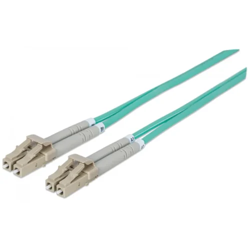 Câble Fibre Optique OM3 LC/LC Multimode 3M - Aqua - Intellinet