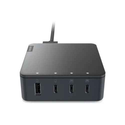 Chargeur Lenovo Go Multi-Port 130 W - 3 USB-C + 1 USB-A - Noir