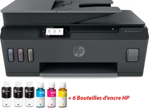 Imprimante Multifonction HP Smart Tank 615 Wi-Fi USB ADF - Impression, Scan, Copie, Fax