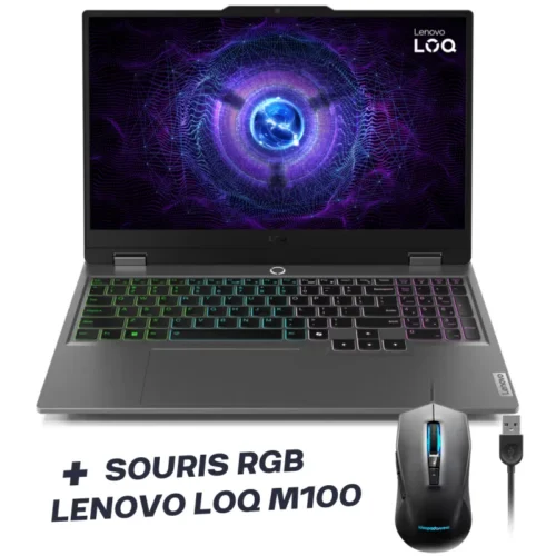 Lenovo LOQ 15IRX9 - i7-13650HX - 16 Go DDR5 - RTX 4050 6Go - 512Go SSD - 15.6 144Hz