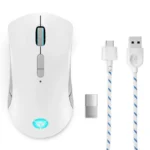 Souris Gamer Sans Fil Lenovo Legion M600 RGB - 16000 DPI - Bluetooth / 2.4 GHz - Blanc
