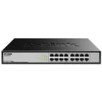 Switch D-Link 16 Ports Gigabit Ethernet Rackable Métallique