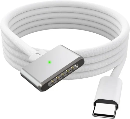 Câble de Charge Mac Type-C - 100W - Connecteur Magnétique en T pour MacBook