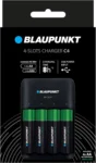 Chargeur de Piles BLAUPUNKT C4 AA / AAA avec 4 Piles Rechargeables