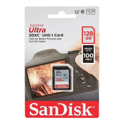 Carte Mémoire SanDisk Ultra SDXC 128 Go Classe 10