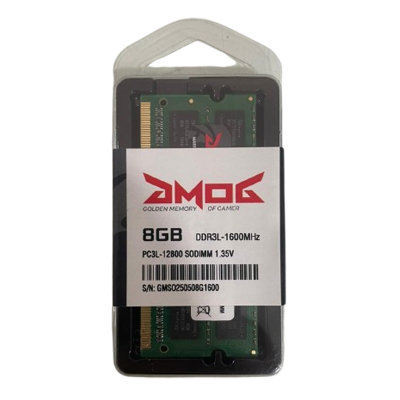 Barrette Mémoire GMOG (Golden Memory) 8 Go DDR3L 1600 MHz SO-DIMM pour PC Portable