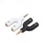 Adaptateur Jack Unipha 3.5mm Stéréo Mâle vers 2 Femelles