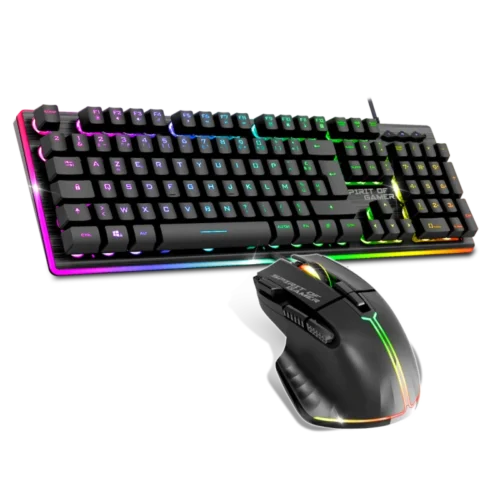 Ensemble Gamer Spirit of Gamer Ultimate 600 Clavier + Souris RGB - Noir