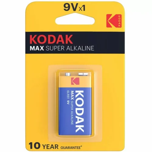 Pile KODAK Max Super Alkaline 9V - 1 Pièce