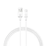 Câble USB RECCI RS10L Lightning 2.4A Charge Rapide 1m - Blanc