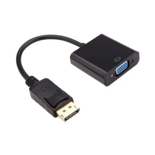 Adaptateur DisplayPort vers VGA Full HD 1080P Noir