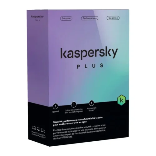 Antivirus Kaspersky Plus 1 Poste - Licence 1 An