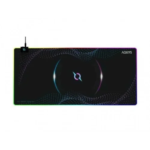 Tapis de Souris Gamer AQIRYS Eclipse RGB XL - Noir