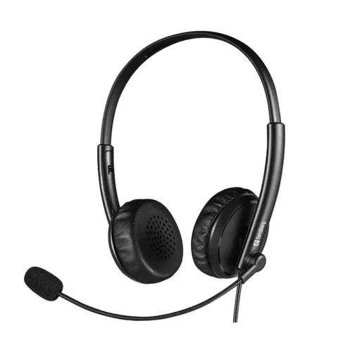 Casque Micro Sandberg 2 en 1 Office Headset USB + Jack - Noir