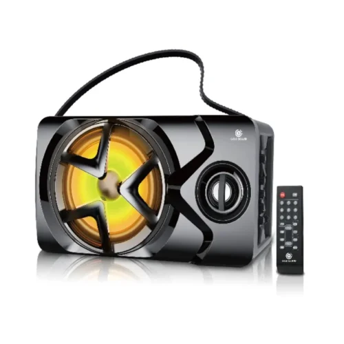 Haut-Parleur Gold Sound GS-6202 Bluetooth 16W avec Télécommande - Noir
