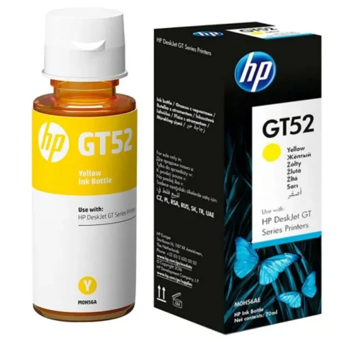 Bouteille d'Encre Originale HP GT52 Yellow 70 ml