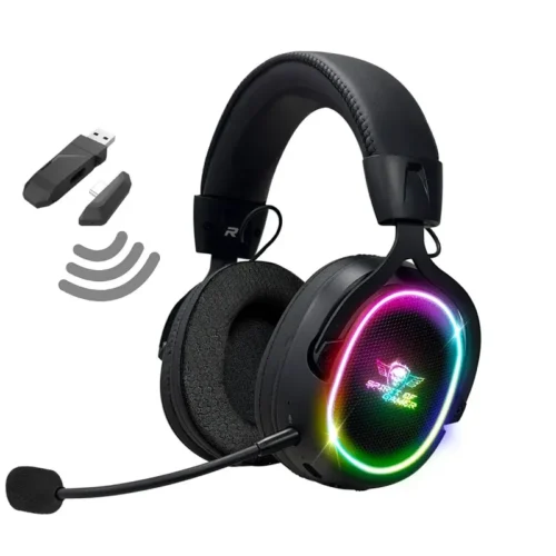Micro Casque Gamer Spirit of Gamer XPERT-H1200 Sans Fil RGB - Noir
