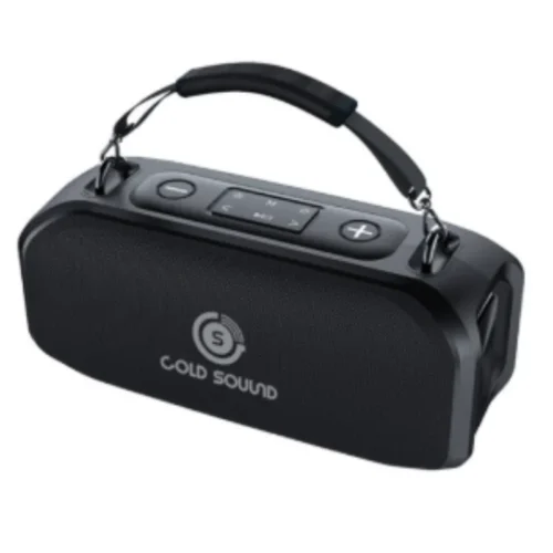 Haut-Parleur Sans Fil Gold Sound GS ET200 - Bluetooth - Noir