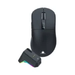 Souris Gamer Sans Fil WHITE SHARK GAWAIN OLED RGB 12000 DPI - Noir