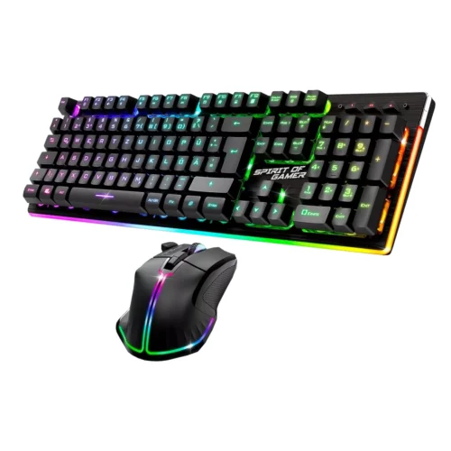 Combo Clavier & Souris Gamer Sans Fil Spirit of Gamer ULTIMATE 600 RGB - AZERTY