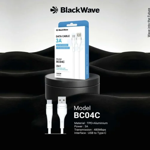 Câble BlackWave BC04C - USB Type-A vers Type-C - 3A - 1 m