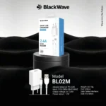 Chargeur Secteur BlackWave BL02M - 2,4A 12W - USB-A vers Micro-USB - 1 m
