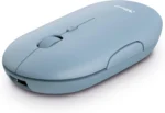 Souris Sans Fil Trust Puck Ultra Fine Rechargeable - 1600 DPI - Bleu