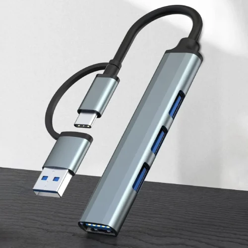 Hub USB 3.0 4 Ports - Adaptateur USB-C vers USB-A