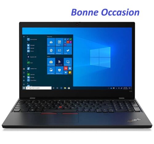 PC Portable Lenovo ThinkPad L15 V-Pro - 15,6" FHD - i5 12ᵉ Génération - 8 Go DDR4 - 256 Go SSD - Occasion