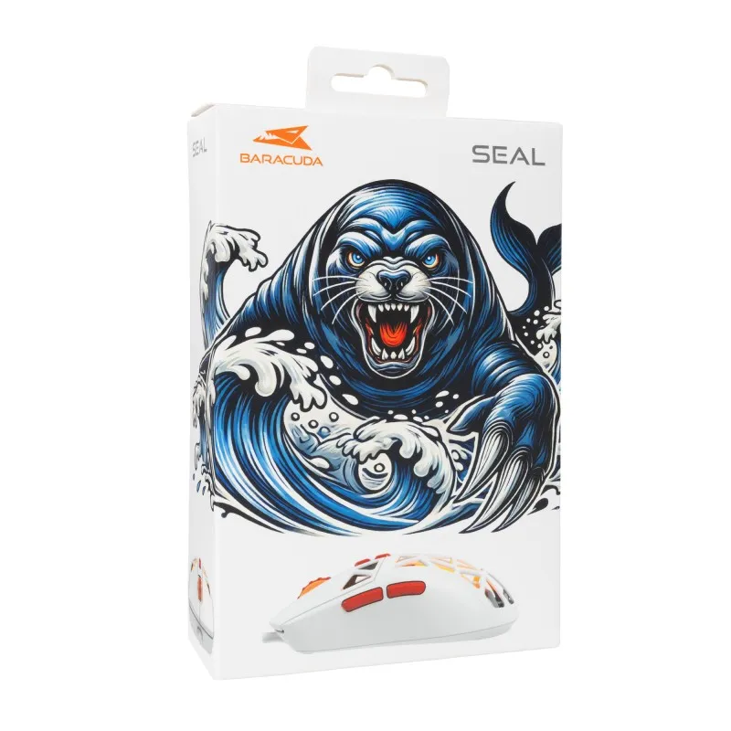 Souris-Gamer-Filaire-BARACUDA-SEAL-BGM-092-Blanc-BGM-092WH-5