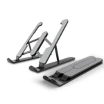 Support PC Portable Pliable P1 - Jusqu'à 14" - Gris