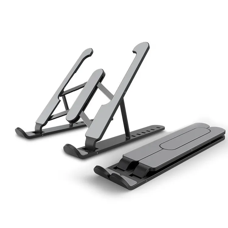 Support-de-cahier-pliable-en-plastique-vertical-de-gros-support-de-tablette-portable-hauteur-r-glable-support-de-bureau-pour-ordinateur-portable