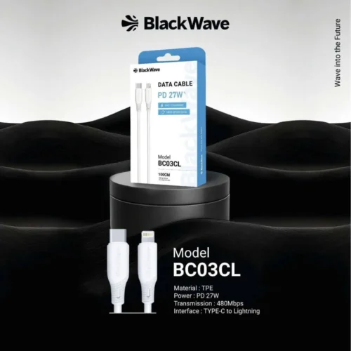 Câble BlackWave BC03CL - USB Type-C vers Lightning - PD 27W