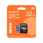 Carte Mémoire ADATA microSDHC - 32 Go - Class 10 V10 - Avec Adaptateur