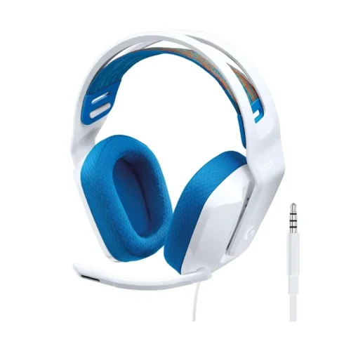 Casque Gamer Filaire LOGITECH - Jack 3,5 mm - Blanc