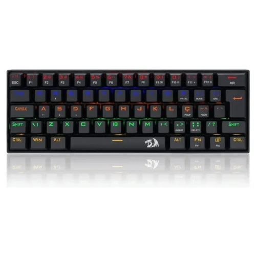 Clavier Gaming Mécanique Redragon Lakshmi K606R - 61 Touches - Red Switch - Noir