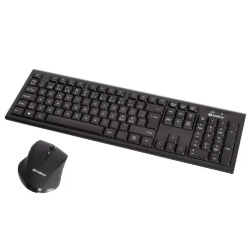Ensemble Clavier & Souris Sans Fil Sandberg 631-20 - 2,4 GHz - Noir
