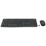Ensemble Clavier & Souris LOGITECH MK295 Silent Sans Fil - AZERTY - Noir