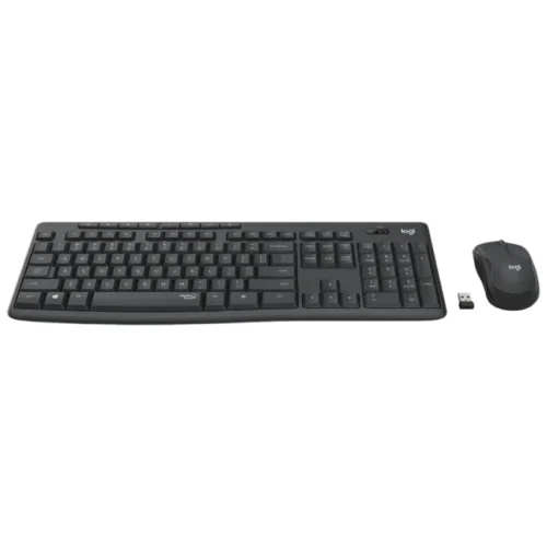 Ensemble Clavier & Souris LOGITECH MK295 Silent Sans Fil - AZERTY - Noir