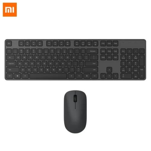 Ensemble Clavier + Souris Sans Fil Xiaomi 40473 - QWERTY - USB - Noir