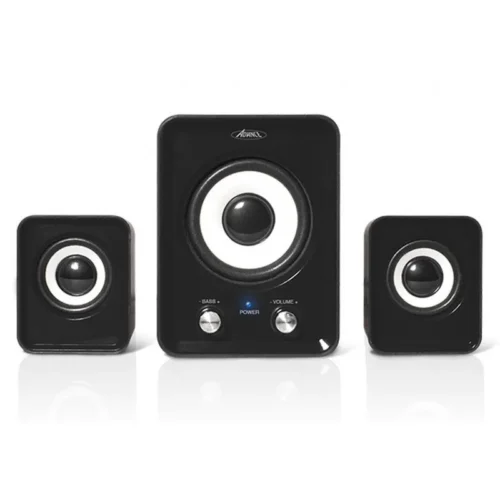 Haut-Parleur Filaire Advance Speaker 2.1 - 6W RMS - USB / Jack 3,5 mm - Noir