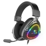 Casque Gaming Filaire Spirit of Gamer Elite H40 Dark RGB - 50mm - Noir