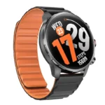 Montre Connectée Kieslect KR3 1,5" AMOLED - GPS - 5ATM - Steel Black
